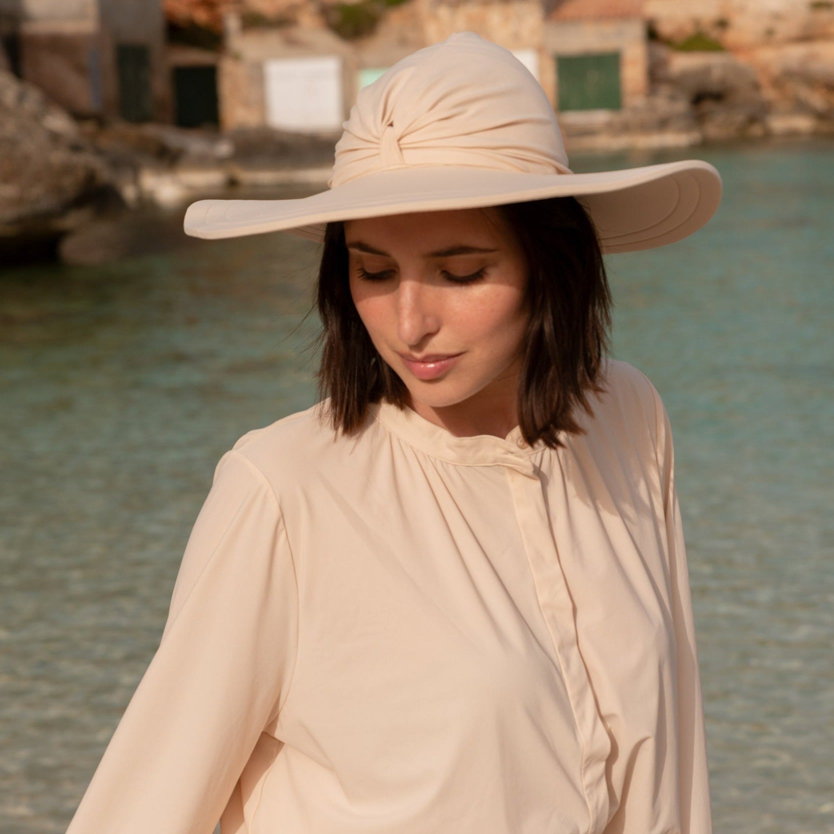 Bahamas UV-Solhatt Nude - UPF50+ Solskydd