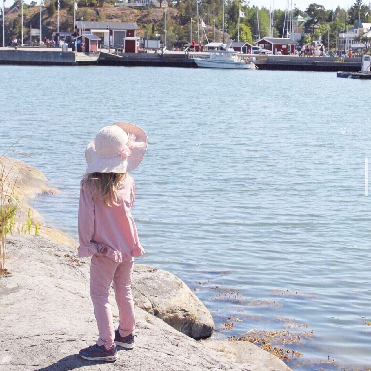 Peach UV-Leggings Rosa - UPF50+ Solskydd för Barn